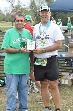 Robert Lott, Jr., League City - 288.2 miles (8 Seabrook Lucky Trail Marathons and 6 half marathons)
