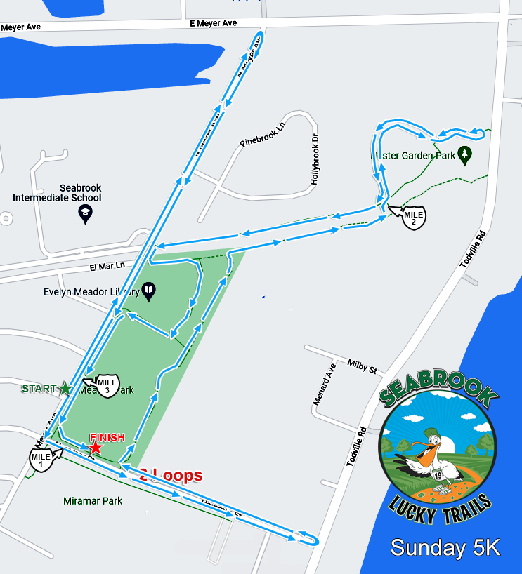 Course Maps Seabrook Lucky Trail